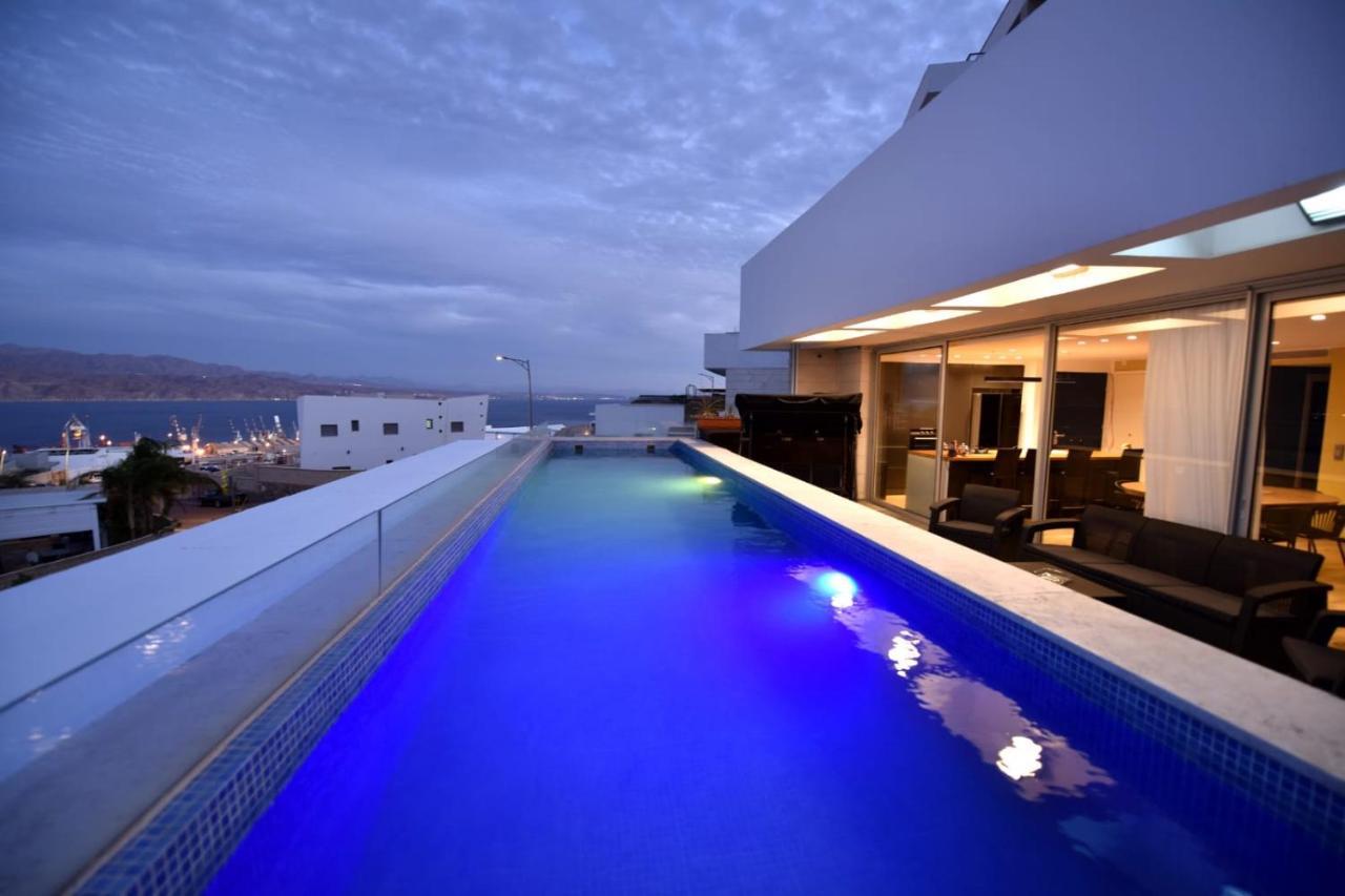 Private Pool Luxury Penthouses Sea View Eilat Ngoại thất bức ảnh