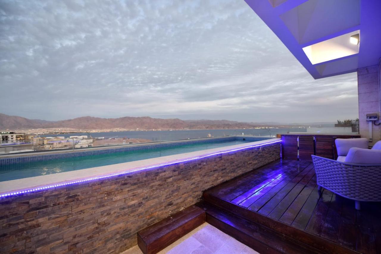 Private Pool Luxury Penthouses Sea View Eilat Ngoại thất bức ảnh